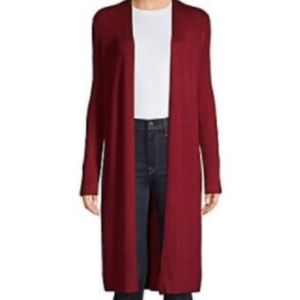 NWT Jones New York Ribbed Duster Long Cardigan Sweater